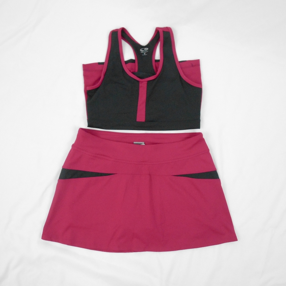 Women's Pink/Black Athletic Set